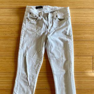 J. Crew White Toothpick Jeans Size 27